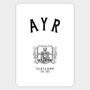 Ayr Scotland Celtic Travel Souvenir Vacation Magnet